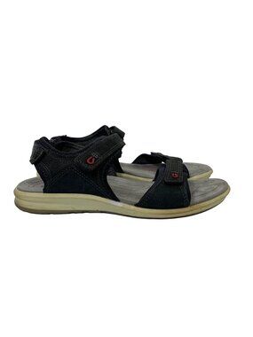 ECCO Cruise Sport Sandals Black Nubuck Women’s Size 8 / 39